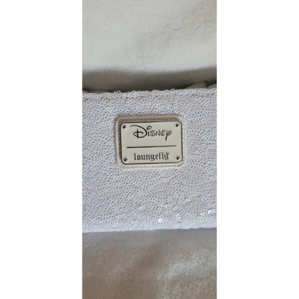 Loungefly Disney Wedding Minnie sequin wallet wristlet - Picture 13 of 13